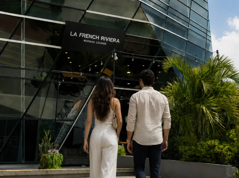 La French Riviera entrance at Plaza Meet Point, Cancún